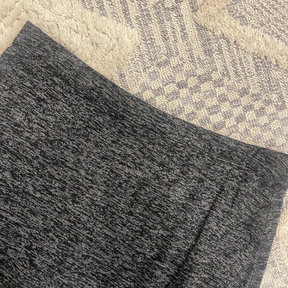 Maurices Heather Dark Gray Maxi Slit Fall Skirt Size 1X - Picture 3 of 5